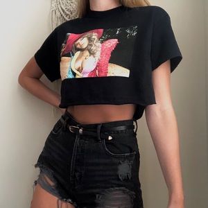 Beyoncé crop top tshirt